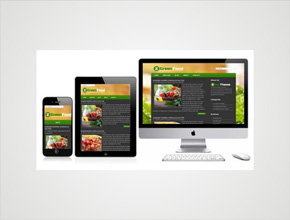 Sample Theme for a Responsive Web Site - Works across Desktops, Laptops, Tablets & Smartphones.